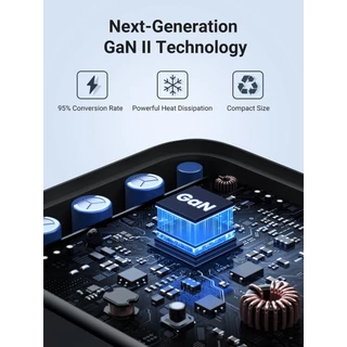 UGREEN GaN 65W USB C Charger Quick Charge QC4.0 QC PD3.0 PD USB-C Type C Fast USB Charger สําหรับโทรศัพท์ 13 Pro Max Macbook