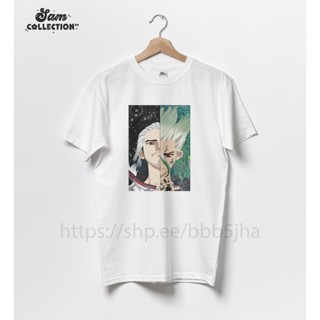 Dr Stone Anime Shirt Cotton Spandex Unisex For Men Women Tshirt 2_07