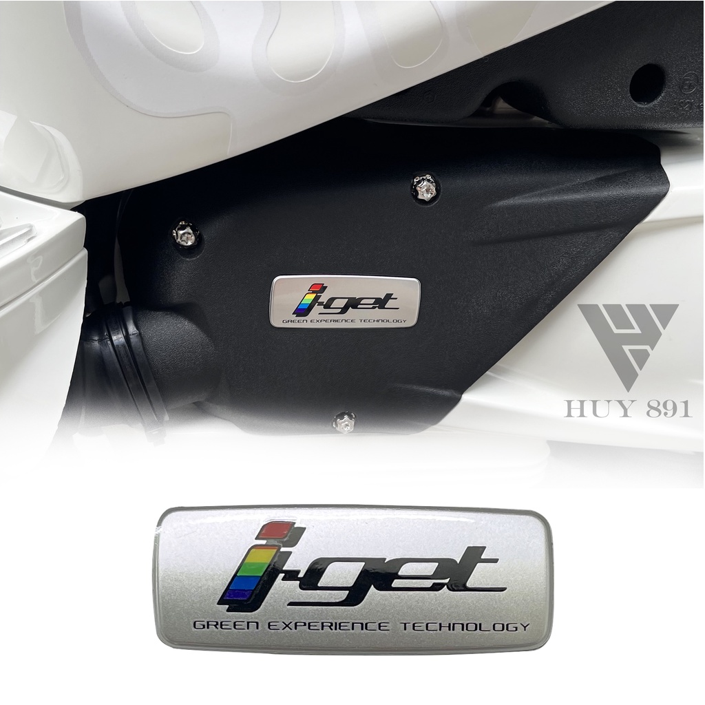 แสตมป์ Iget ของแท้สําหรับฝาครอบพลาสติกสําหรับเครื่องยนต์ Vespa Sprint, Primavera, GTS, S125, LX Iget