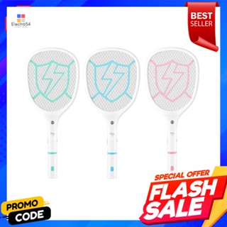 ELECTRIC ไม้ช็อตยุง มีไฟฉายถอดได้ YAGE-DW03 สีขาวELECTRIC FLY SWATTER WITH REMOVABLE FLASHLIGHT YAGE-DW03 WHITE