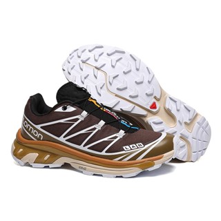 รองเท้าผ้าใบลําลอง รุ่น Salomon XT6 SA-122 เหมาะกับการวิ่ง เดินป่า สไตล์วินเทจ สําหรับผู้ชาย