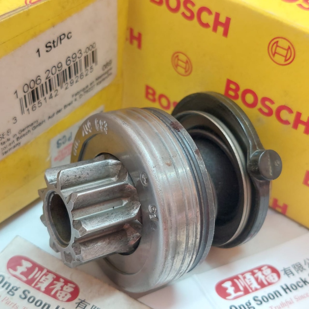 เกียร์สตาร์ท 9T 58.5mm Mercedes W124 W201 BMW E34 Volvo 240 740 940 Bosch 1006 209 693 คลัทช์ไดรฟ์ V