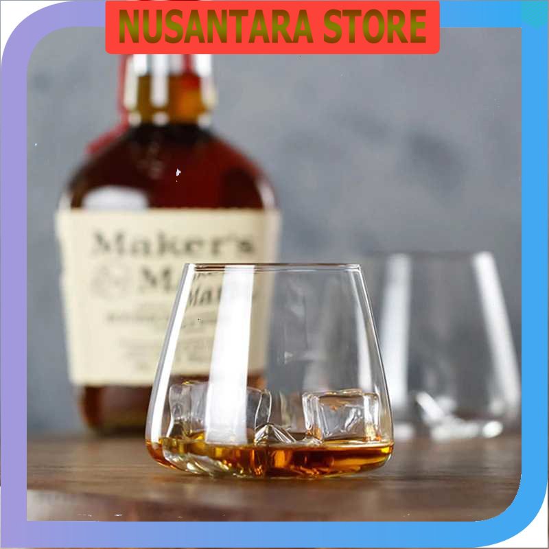 NUSANTA STORE - Loveyalty Whisky Wine Glass Cup Sloki 300 ml - YJ0907