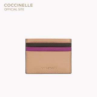 COCCINELLE METALLIC TRICOLOR DOCUMENT HOLDER 129501 กระเป๋าใส่การ์ด