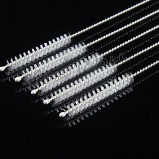 YuKi แปรงล้างหลอดดูด จุกนม ขนไนล่อน ไม่ทำให้เป็นรอย Stainless steel soft straw straw brush