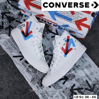 รองเท้า Converse x Patta x Experimental Jetset Chuck 70 High White ส่งฟรี