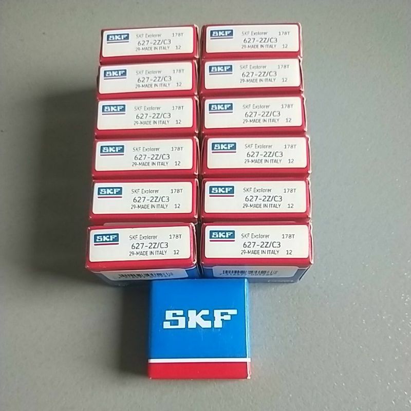 แบริ่ง 627ZZ C3 SKF ฝรั่งเศส ฝาครอบเหล็ก 627 ZZ