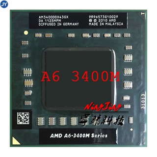 เครื่องประมวลผล CPU AMD A6-Series A6-3400M A6 3400 M 1.4 GHz Quad - Core Quad-thread AM3400DDX43GX FS1