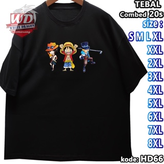 Kaos monkey d luffy S M L XL XXL 2XL 3XL 4XL 5XL 6XL 7XL 8XL ขนาดใหญ่ HD66