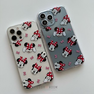 *พร้อมส่งiPhone 12 Pro Max* Minnie Mouse Clear Case