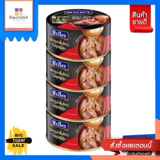 Sealect(ซีเล็ค) Sealect ซีเล็คทูน่าชิ้นใหญ่ในซุปญี่ปุ่น 100g. Pack4 Sealect Big Sealect Tuna in Japanese Soup 100g. Pack