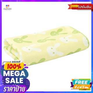 ผ้าขนหนูนาโน พิมพ์ลาย ขนาด 15 x 32 นิ้ว สีเขียว Nano towel, printed, size 15 x 32 inches, greenผ้าขนหนู