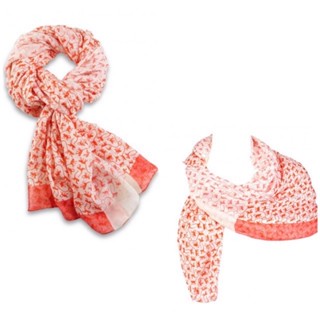 (ผ้านุ่ม&amp;อุ่นมาก) Kipling Scarf @ Coral Rose MM