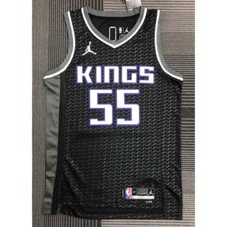 ขายดี เสื้อกีฬาบาสเก็ตบอล ลายทีม NBA jersey Sacramento Kings 55# WILLIAMS 2 แบบ LMjilj82PCgocn39 สีดํา 2022