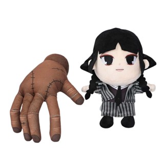 Wednesday Addams Episode Peripheral Stuffed Animals Dolls For Kids Gift