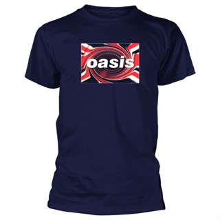 Oasis Union Jack Navy T-Shirt