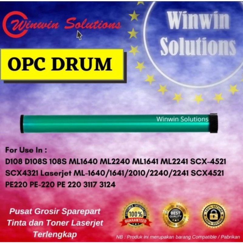 OPC กลอง Samsung ML1610 /ML2010/ ML-1640//1640/D-108 superrrr