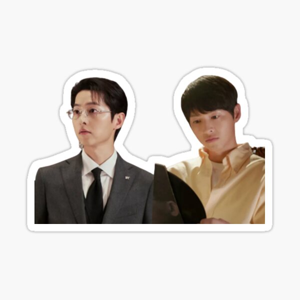 สติ๊กเกอร์กันน้ำ สติ๊กเกอร์ติดรถ แม่เหล็กติดตู้เย็น Reborn Rich ซงจุงกิ ชินฮยอนบิน SONG Song Joong K