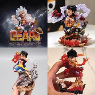 วันพีช ลูฟี่ เกียร์ 4 เกียร์ 5 วาโนะ โมเดลฟิกเกอร์ PVC One Piece hand-made GK งานจีน