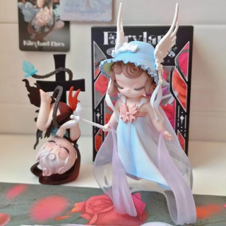 【ของแท้】กล่องสุ่ม ตุ๊กตาฟิกเกอร์ Sleep Fairyland Elves Series 52TOYS เครื่องประดับ ของขวัญ