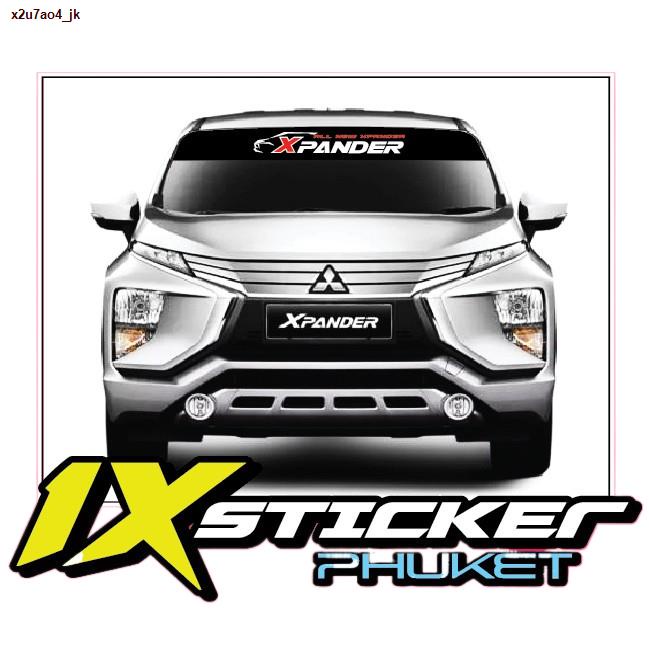 ส่งฟรี! ✷✷▪สติ๊กเกอร์คาดกระจกบังแดด Mitsubishi Xpander