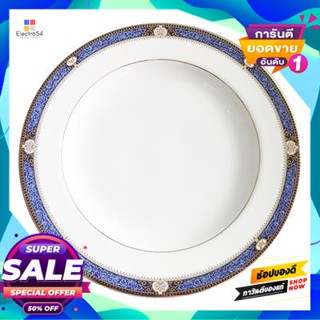 Porcelain จานพร์อชเลนทรงลึก Royal Porcelain รุ่น Preciousblp1002 ขนาด 9 นิ้ว สีน้ำเงิน - ทองdeep Porcelain Dish Royal Po