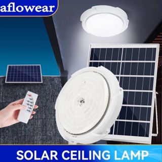 🔥ราคาโรงงาน🔥โคมโซล่าเซลล์ ไฟเพดานโซลาเซล ไฟโซล่าเซลล์ติดเพดาน 400W indoor Solar Ceiling Light ไฟเพดาน ด้วยรีโมทคอนโทรล