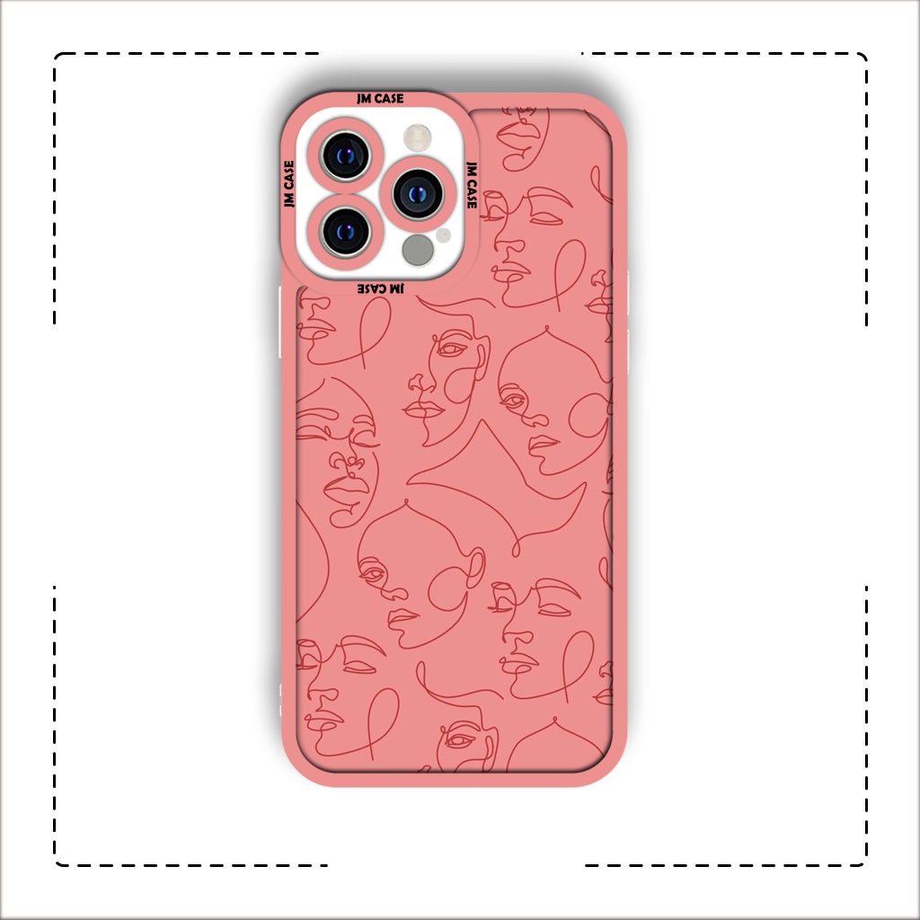 เคส Iphone samsung xiaomi oppo ขอบเหลี่ยม JMCase Pablo Picasso ภาพวาด