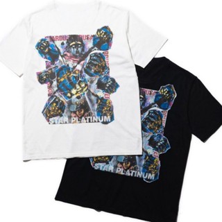 T-Shirt国际品牌-สุดยอด!เสื้อยืดลําลอง แขนสั้น พิมพ์ลาย jojos Bizarre Adventure Linkage Style Jotaro Stand-up สไตล์ญี่ปุ่น ส