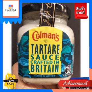 Colmans Tartare Sauce ซอส สำหรับจิ้ม โคล แมน 144g Colmans Tartare Sauce Colm