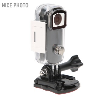 Nice photo SJCAM C100 12MP Mini Hanging Sport Camera Strong Control แบตเตอรี่ลิเธียมในตัวสีดำ