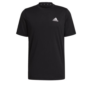 adidas เทรนนิง เสื้อยืด AEROREADY Designed To Move Sport ผู้ชาย สีดำ GM2090