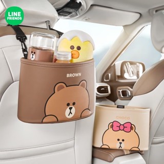 [Line Friends] กระเป๋าเก็บของ แบบแขวนหลังเบาะรถยนต์