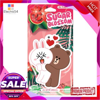 AIR แผ่นหอมปรับอากาศ FRESH TIME 0.02g SUGAR BLOSSOMAIR FRESHENER PAD FRESH TIME 0.02g SUGAR BLOSSOM