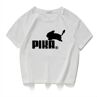 เสื้อคนอ้วน - ฤดูร้อน PIKA พืชผู้หญิงด้านบนผ้าฝ้ายเสื้อยืดสั้น Camisetas Verano Mujer เสื้อผ้าผู้หญ