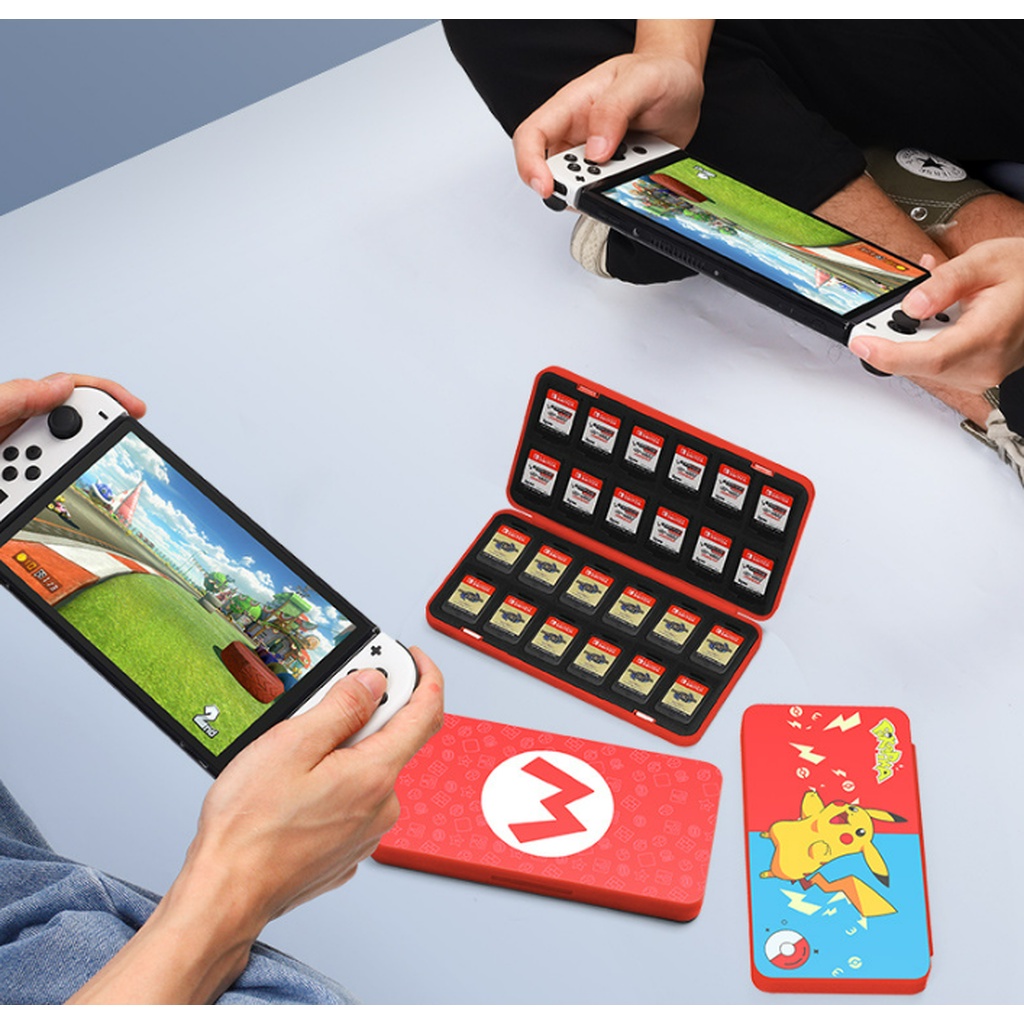กล่องใส่แผ่นเกม Switch 24 แผ่น