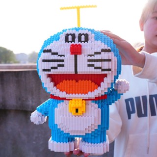 บล็อกตัวต่อเลโก้ Doraemon microparticle ความยากสูง DIY สําหรับผู้ใหญ่ 5QU7