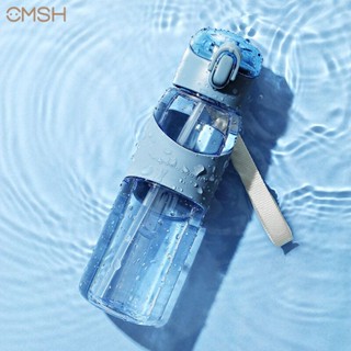 CMSH-0991 กระบอกน้ำพลาสติก แบบหลอดดูด วัสดุ Tritan ความจุ 520ml ขวดน้ำเหมาะสำหรับเด็กและสตรีมีครรภ์ bpa free รุ่น