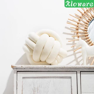 [Kloware] หมอนพิงหลังหมอน ผูกปม ทรงกลม ขนาด 22 ซม. สําหรับตกแต่งบ้าน