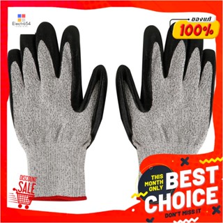 HPPE ถุงมือกันบาดเคลือบไนไตร FITT 7 นิ้ว สีดำHPPE NITRILE-COATED GLOVES FITT 7" BLACK