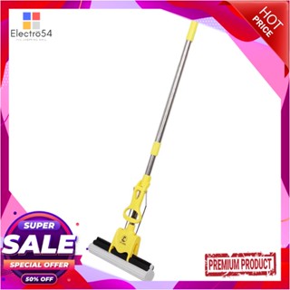 PVA ไม้ม็อบฟองน้ำ PVA ด้ามปรับ 10 นิ้ว BE MAN สีเหลืองPVA SPONGE MOP BE MAN 10IN YELLOW