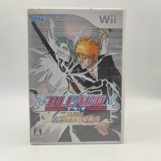 Wii Bleach - Shiraha Kirameku Rinbukyoku แผ่นสภาพดี ไม่มีคู่มือ Wii [JP] มีกล่องใสสวมเพื่อเก็บสะสมให้