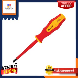 INSULATED ไขควงแฉกกันไฟ PUMPKIN PH0x60 มม. 2.5 นิ้วINSULATED PHILLIPS SCREWDRIVER PUMPKIN PH0x60MM 2.5"