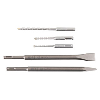 ROTARY ชุดดอกโรตารี่และดอกสกัด BOSCH SDS PLUS 5 ชิ้นROTARY AND CHISEL DRILL BIT SET BOSCH SDS PLUS 5PCS