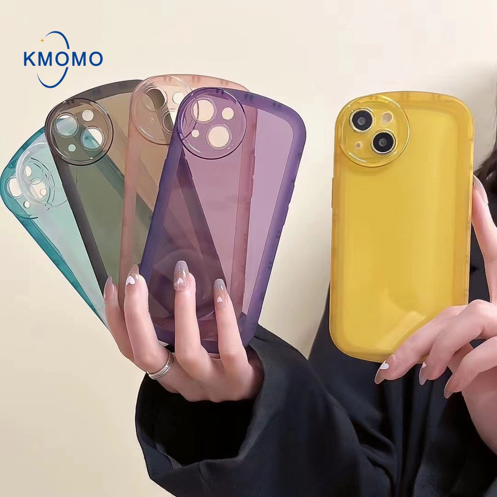 เคสโทรศัพท์มือถือ Airbag TPU นิ่ม กันกระแทก Round กันรอยกล้อง สําหรับ OPPO A98 5G A78 4G A17 A17k A77s A77 A57 A96 A76