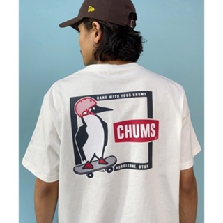 เสื้อยืดแขนสั้นลําลอง คอกลม พิมพ์ลายนก Chums chacha Bird สําหรับผู้ชาย