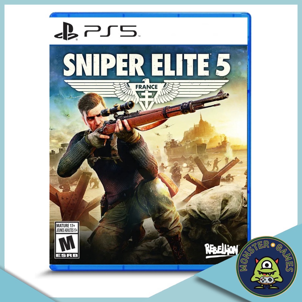 Sniper Elite 5 Ps5 Game แผ่นแท้มือ1!!!!! (Sniper Elite 5 Ps5)(Sniper 5 Ps5)(Sniper Elite Ps5)