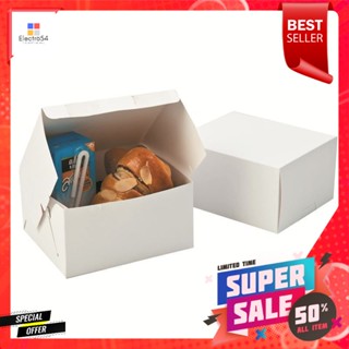 เอโร่SnackBox 12x14x7.5สแน็คบ็อกซ์สีขาวซม. แพ็ค24ใบaro SnackBox 12x14x7.5 Sizecm,Pack24