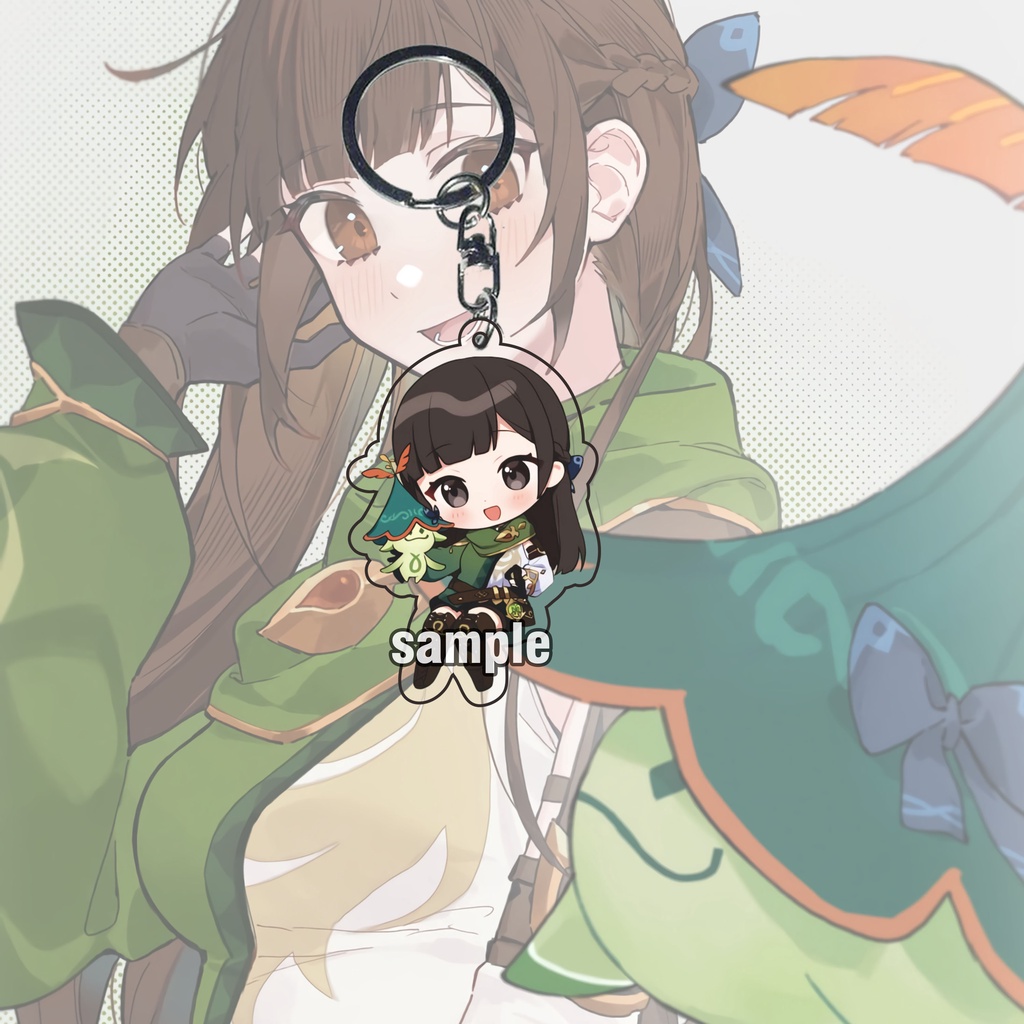 พวงกุญแจ GANTUNGAN Genshin Impact Rana 01 - พวงกุญแจ - ของที่ระลึก - พวงกุญแจอนิเมะ - เกม - พวงกุญแจ