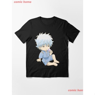 New Gintama - Sakata Gintoki Essential T-Shirt เสื้อยืดพิมพ์ลายการ์ตูนมังงะ ดผ้าเด้ง คอกลม cotton แฟชั่น sale Unise_08